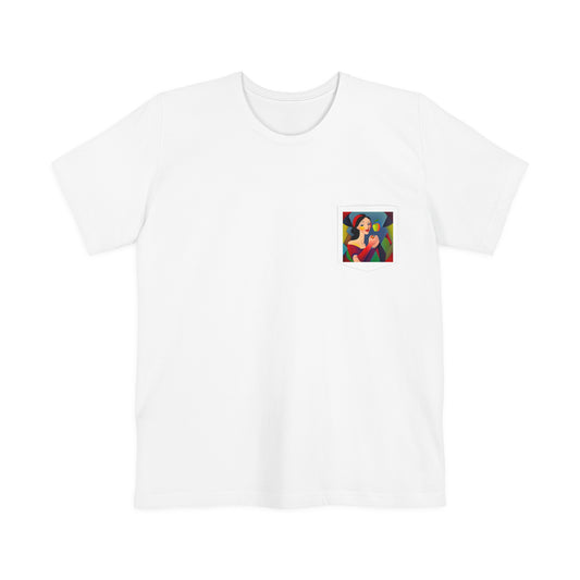 Lady and Apple Pocket Tee (ETHIQUO)