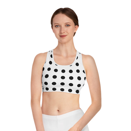 Polka Dot Sports Bra
